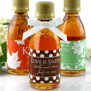 Personalized Maple Syrup Silhouette Collection