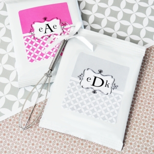 Mod Monogram Personalized Hot Cocoa + Optional Heart Whisk